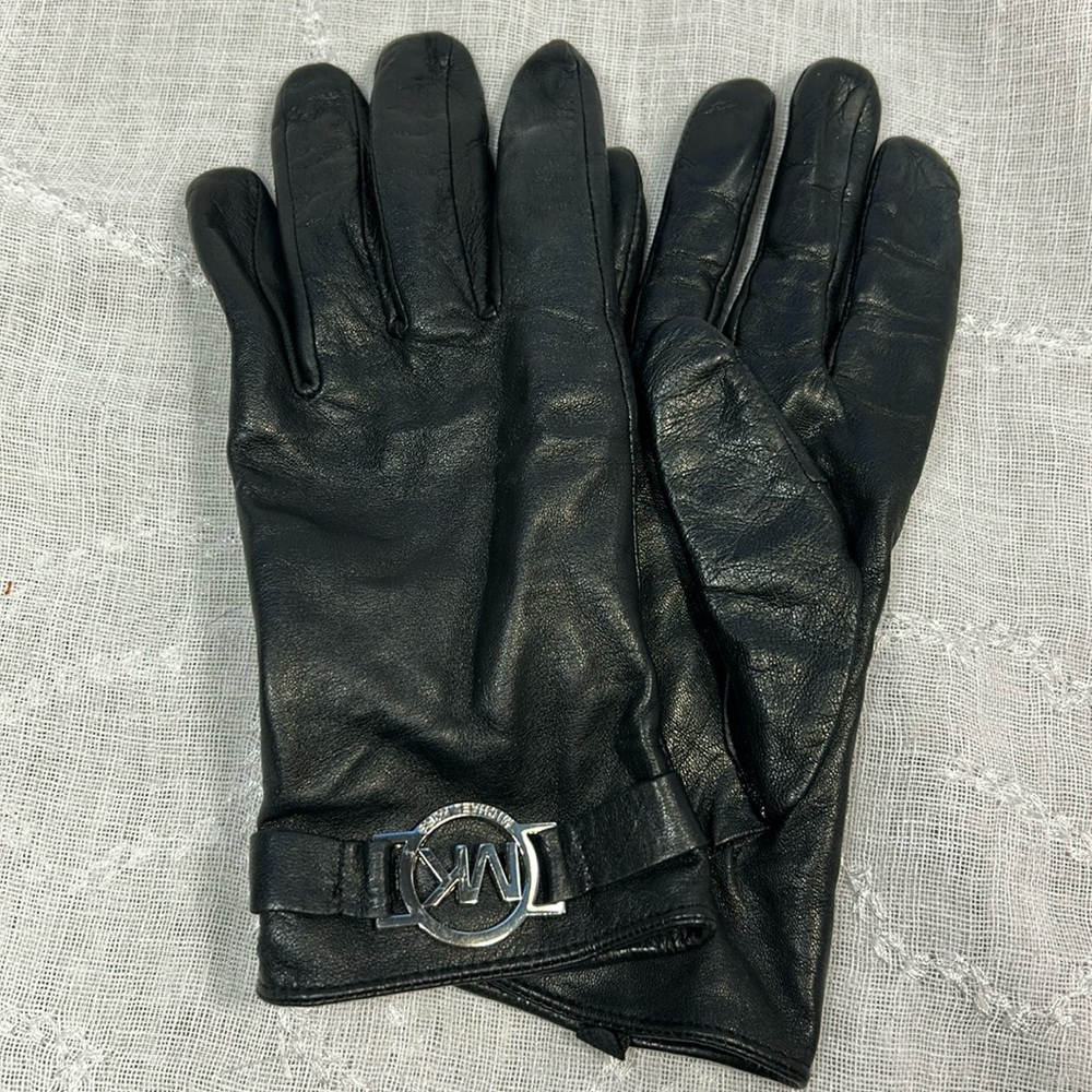 Michael Kors leather gloves